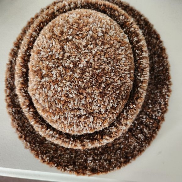 Vintage Jeffrey Lawrence for Lawrence Bentley Wool Knit Packable Fedora, Size M - Picture 4 of 8